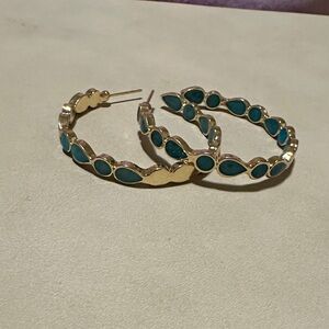 Gold Plated Hoop Earrings